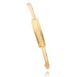 14K Gold 2.5mm Slip-On 5.5" " Baby ID Bangle Bracelet
