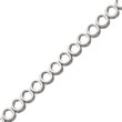 14K White Gold Holds Up To 21 3.25mm Stones Add-A-Diamond Tennis Bracelet Mounting