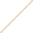 10K Gold  2.4mm Figaro LINK Chain