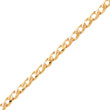 10K Gold 5.25mm 8 Inch Fancy Polished Link Bracelet