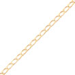 10K Gold 5.75mm 8 Inch Fancy Polished Link Bracelet