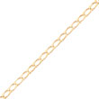 10K Gold 5.75mm 8 Inch Fancy Polished Link Bracelet