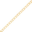 10K Gold 7.25mm 8 Inch Fancy Polished Link Bracelet
