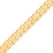10K Gold 15.0mm NUGGET Bracelet