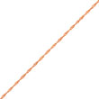 14K Rose Gold 1.75mm Singapore Chain