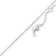 Sterling Silver Chain With Dolphin Anklet