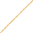 14K Gold 2.25mm Singapore Anklet