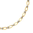 14K Two-Tone Fancy Link Necklace