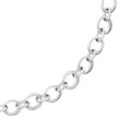 Sterling Silver Loop Link Necklace
