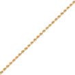 14K Gold 2.5mm Diamond-Cut Rope With Lobster Clasp Chain