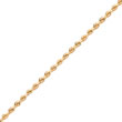 14K Gold 3mm Diamond-Cut Rope With Lobster Clasp Chain