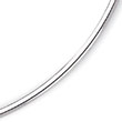 Sterling Silver  Hollow Polished Neck Collar Necklace