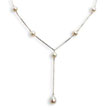 Sterling Silver White Cultured Pearl Necklace