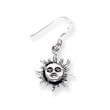 Sterling Silver Sun Earrings