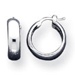 Sterling Silver 6.00mm Hoop Earrings