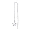 Sterling Silver Star Threader Earrings