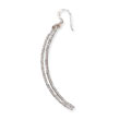 Sterling Silver Twisted Curve Dangle Earrings