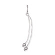 Sterling Silver Long Stick Dangle Earrings