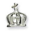 Sterling Silver Crown Charm