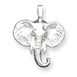Sterling Silver Elephant Head Charm