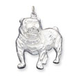 Sterling Silver Bull Dog Charm