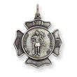 Sterling Silver St. Florian Badge Medal