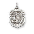 Sterling Silver St. Michael Badge Medal