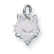 Sterling Silver Fox Head Charm