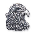 Sterling Silver Antiqued Eagle Head Pendant