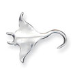 Sterling Silver Stingray Charm
