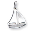 Sterling Silver Sailboat Charm
