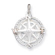 Sterling Silver Compass Charm