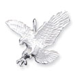 Sterling Silver Preying Eagle Pendant