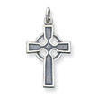 Sterling Silver Celtic & Iona Cross Charm