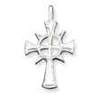 Sterling Silver Celtic & Iona Cross Pendant
