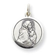 Sterling Silver Our Lady Of Sorrows Medal