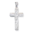Sterling Silver Fancy Cross Pendant