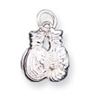 Sterling Silver Boxing Gloves Charm