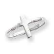 Sterling Silver Solid Cross Ring