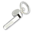 Sterling Silver Whistle Key Ring