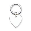 Sterling Silver Heart Key Ring