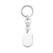 Sterling Silver Oval Key Ring