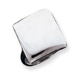 Sterling Silver Solid Square Ring