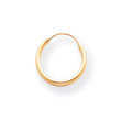 14K Gold Endless Hoop Earrings