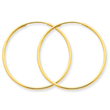 14K Gold 1.25X32mm Endless Hoop Earring