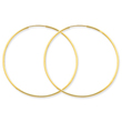 14K Gold 1.25x47mm Endless Hoop Earring