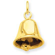 14K Gold Wedding Bell Charm