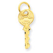 14K Gold Key Charm