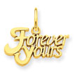 14K Gold Forever Yours Charm
