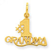 14K Gold #1 Grandma Charm
